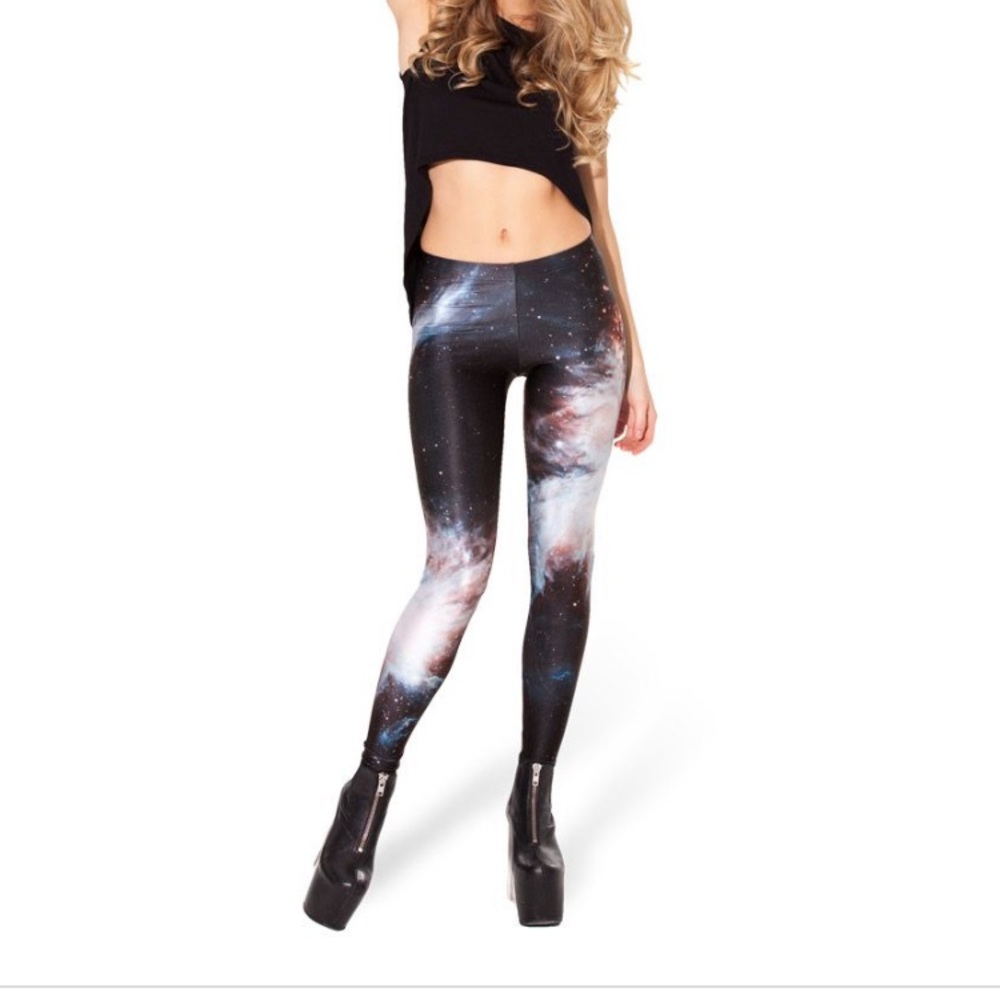 Black Milk galaxy legging, NASA photo print